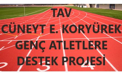 TÜRKİYE ATLETİZM  VAKFI (TAV) “CÜNEYT E. KORYÜREK GENÇ ATLETLERE DESTEK PROJESİ” DEVAM EDİYOR!